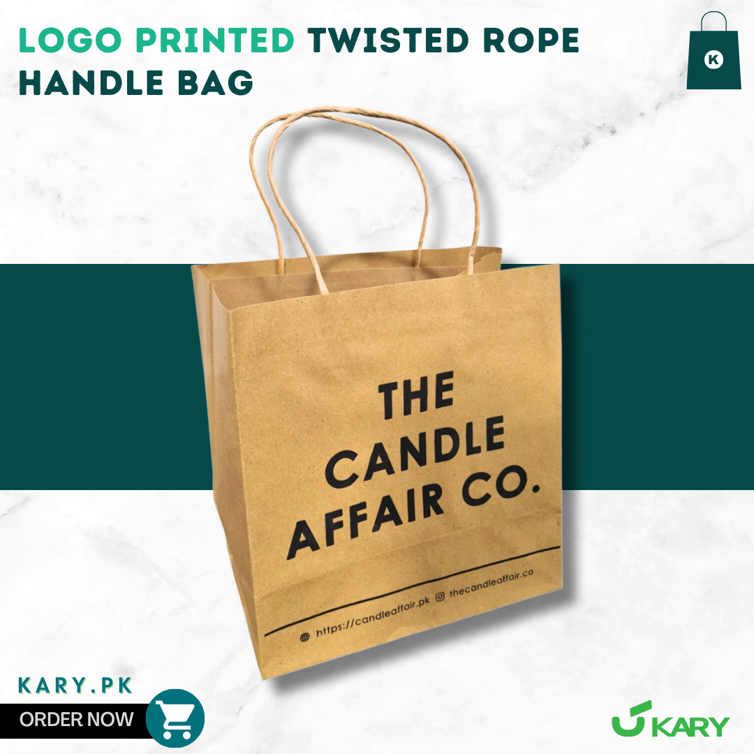 Twisted Rope Handle Shopping Bag