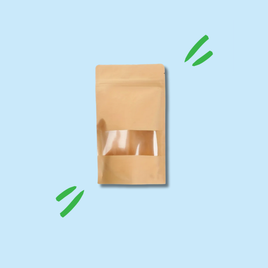 Ziplock Pouch - Brown -Extra Small | 10x15cm