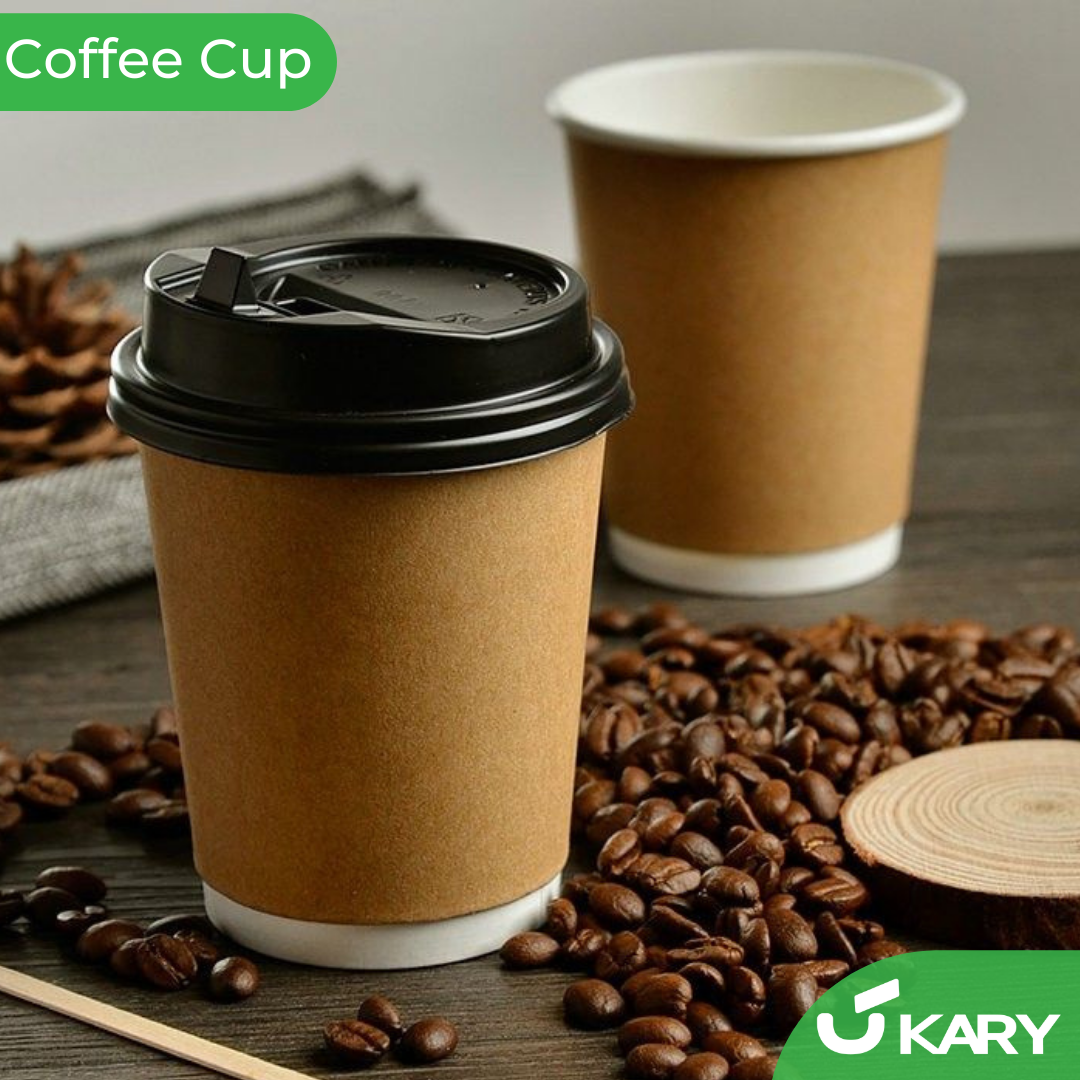 8oz Brown Double Wall Coffee Cup – Kary