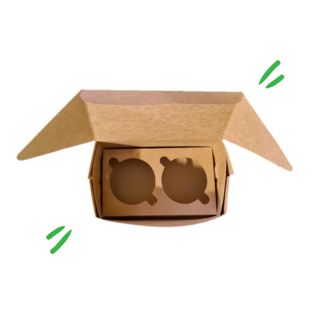 2pc Cupcake Box Kary