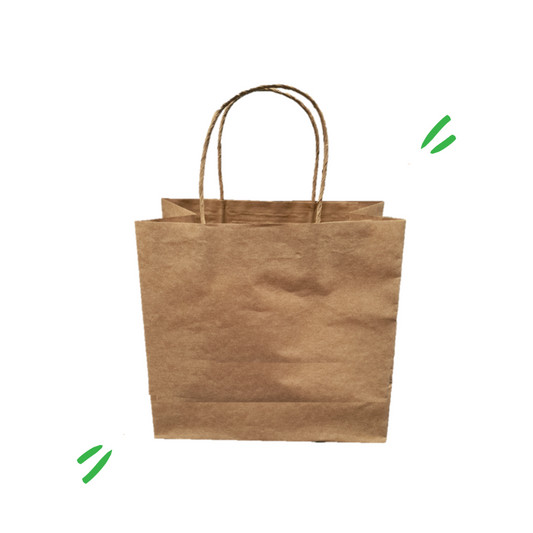 Twisted Rope Handle Shopping Bag