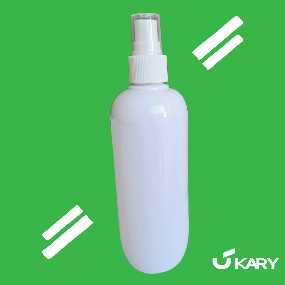 300ml White Spray Nozzle Bottle