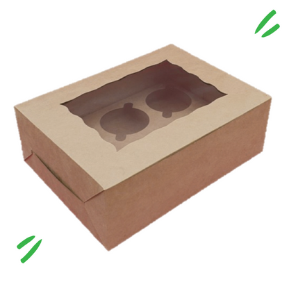 6pc Cupcake Box